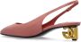 Dolce & Gabbana Moderne leren slingback-pumps Pink Dames - Thumbnail 17
