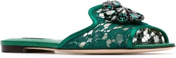 Dolce & Gabbana Schuifregelaars Groen Dames