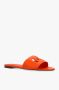 Dolce & Gabbana DG Millennials leren slippers Oranje - Thumbnail 5