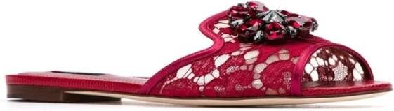 Dolce & Gabbana Schuifregelaars Rood Dames