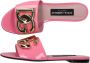 Dolce & Gabbana Instap Sandalen met Ronde Openeus Pink Dames - Thumbnail 13