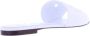 Dolce & Gabbana Ronde Neus Slides van Kalfsleer White Dames - Thumbnail 5