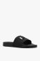 Dolce&Gabbana Slippers Rubber Bathing Slipper With DG Logo in zwart - Thumbnail 7