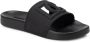 Dolce & Gabbana Zwarte Rubberen Strandslippers met 3D DG Logo Black Heren - Thumbnail 7