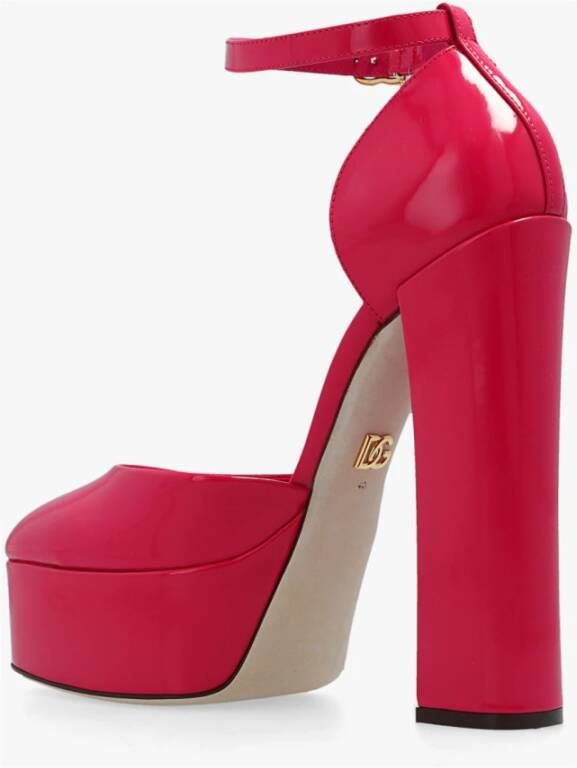 Dolce & Gabbana Sharon platform pumps Roze Dames