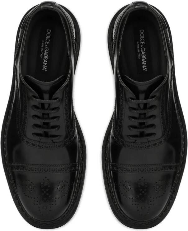 Dolce & Gabbana Zwarte Mocassins voor Heren Aw23 Black Heren