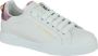 Dolce & Gabbana Witte leren sneakers met gouden en witte logo-applicaties White Dames - Thumbnail 15