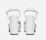 Dolce & Gabbana Hoge hak sandalen met logo borduursel White Dames - Thumbnail 4