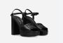 Dolce & Gabbana Plateau Sandalen met Verstelbare Enkelband Black Dames - Thumbnail 3