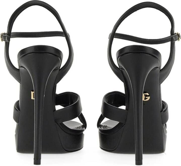 Dolce & Gabbana Sandalen met hoge hakken Zwart Dames