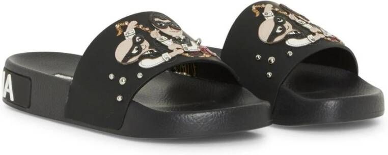 Dolce & Gabbana Sliders Black Dames