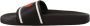 Dolce & Gabbana Zwarte leren I Love DG slides sandalen Black Dames - Thumbnail 11