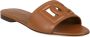 Dolce & Gabbana Calfskin slides with DG Millennials logo Bruin Dames - Thumbnail 11