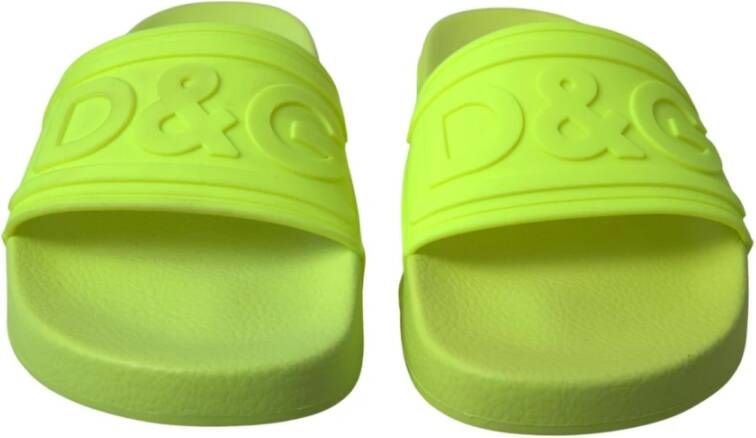 Dolce & Gabbana Sliders Green Dames