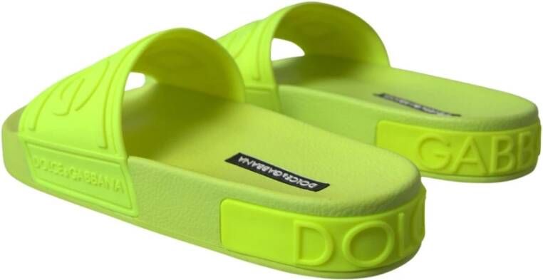 Dolce & Gabbana Sliders Green Dames
