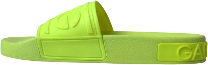 Dolce & Gabbana Sliders Green Dames