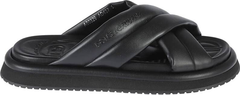 Dolce & Gabbana Sliders Zwart Heren