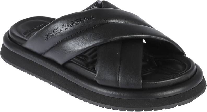 Dolce & Gabbana Sliders Zwart Heren