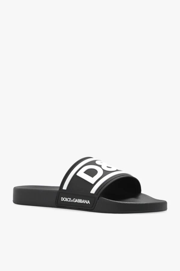 Dolce & Gabbana Sliders Zwart Heren