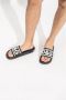 Dolce & Gabbana Zwarte Rubberen Slippers met Logo Details Black Heren - Thumbnail 3