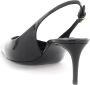 Dolce & Gabbana Slingback pumps van lakleer met DG-gesp Black Dames - Thumbnail 3