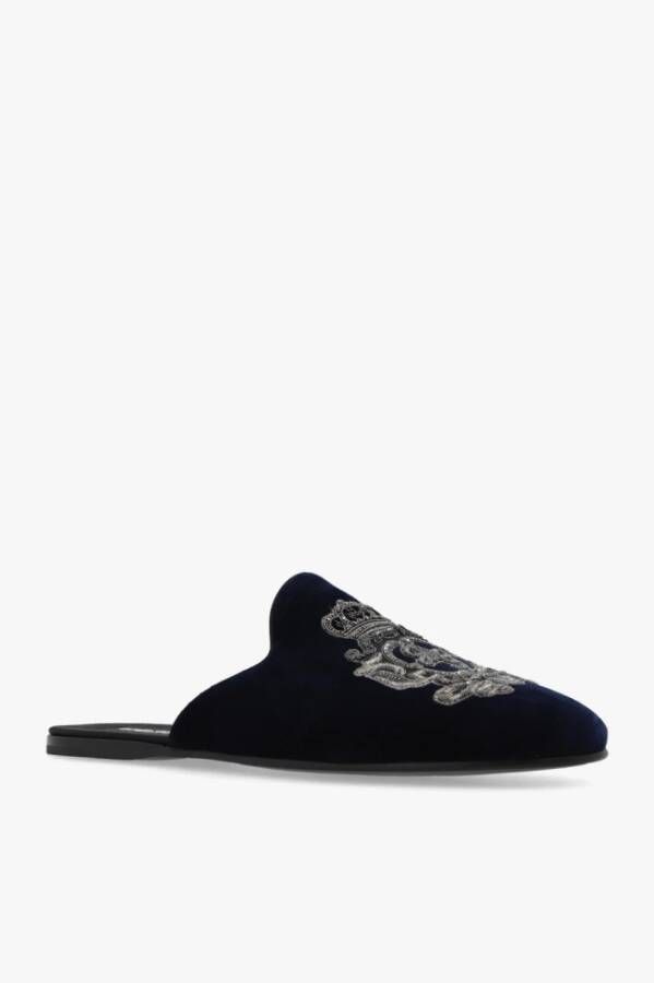 Dolce & Gabbana Slippers Blauw Heren