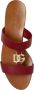 Dolce & Gabbana Slippers met een logo-vormige applicatie - Thumbnail 2