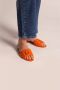 Dolce & Gabbana DG Millennials leren slippers Oranje - Thumbnail 9