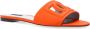 Dolce & Gabbana DG Millennials leren slippers Oranje - Thumbnail 10