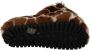 Dolce & Gabbana Brown Giraffe Slippers Flats Sandals Shoes Bruin Dames - Thumbnail 7