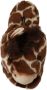 Dolce & Gabbana Brown Giraffe Slippers Flats Sandals Shoes Bruin Dames - Thumbnail 8