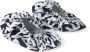 Dolce & Gabbana Witte Logo Print Nylon Slip On Flats Schoenen - Thumbnail 4
