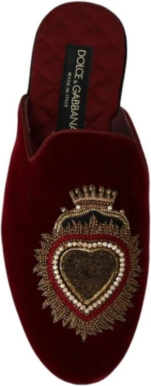 Dolce & Gabbana Slippers Rood Dames