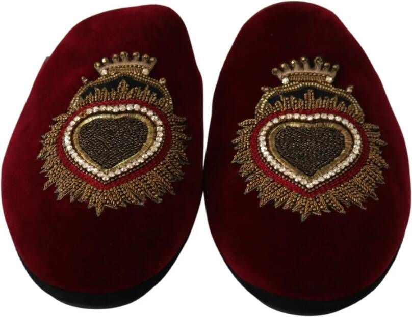 Dolce & Gabbana Slippers Rood Dames