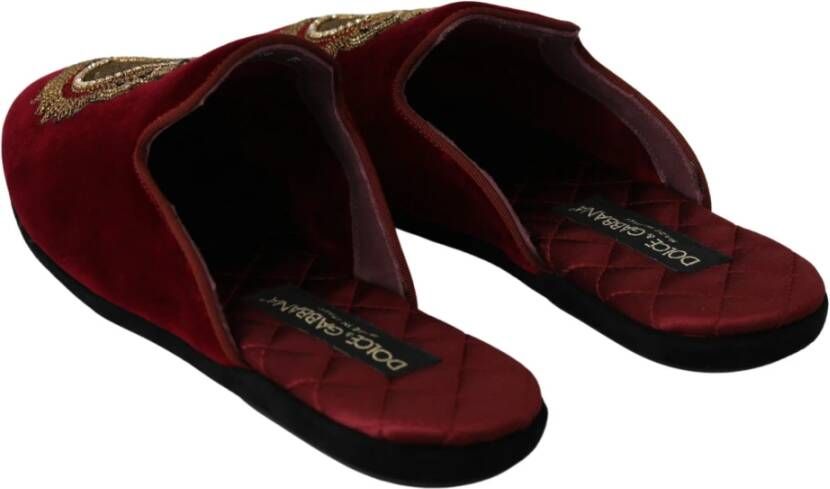 Dolce & Gabbana Slippers Rood Dames