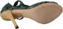 Dolce & Gabbana Emerald Exotic Leather Heels Sandals Shoes Groen Dames - Thumbnail 6