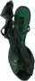 Dolce & Gabbana Emerald Exotic Leather Heels Sandals Shoes Groen Dames - Thumbnail 7