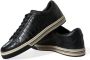 Dolce & Gabbana Zwarte Krokodillenleren Heren Casual Sneakers Black Heren - Thumbnail 7