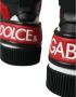 Dolce & Gabbana Zwart Rood Leren High Top Sneakers Black Heren - Thumbnail 10