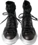 Dolce & Gabbana Luxe Zwarte High Top Sneaker Bootie Black Dames - Thumbnail 15