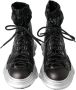 Dolce & Gabbana Luxe Zwarte High Top Sneaker Bootie Black Dames - Thumbnail 14