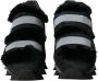Dolce & Gabbana Met Bont Verfraaide Suede Platformsneakers - Thumbnail 4