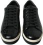 Dolce & Gabbana Zwarte Leren Heren Lage Top Sneakers Black Heren - Thumbnail 10