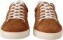 Dolce & Gabbana Bruin suède leren lage toppen sneakers schoenen - Thumbnail 6