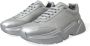 Dolce & Gabbana Zilver Leren Casual Sneakers Schoenen Gray Dames - Thumbnail 18