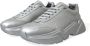 Dolce & Gabbana Zilver Leren Casual Sneakers Schoenen Gray Dames - Thumbnail 12