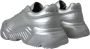 Dolce & Gabbana Zilver Leren Casual Sneakers Schoenen Gray Dames - Thumbnail 14