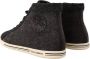 Dolce & Gabbana Grijze Wol Katoenen Hoge Top Sneakers Gray Heren - Thumbnail 4