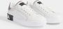 Dolce & Gabbana Witte Leren Sneakers met Metalen Inzetstukken White Dames - Thumbnail 9