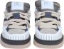 Dolce & Gabbana Nieuwe Roma Sneakers in Taupe Leder Multicolor Heren - Thumbnail 3